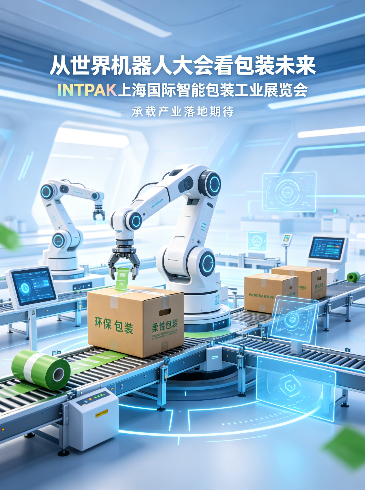从世界机器人大会看包装未来:INTPAK上海国际智能包装工业展览会承载产业落地期待